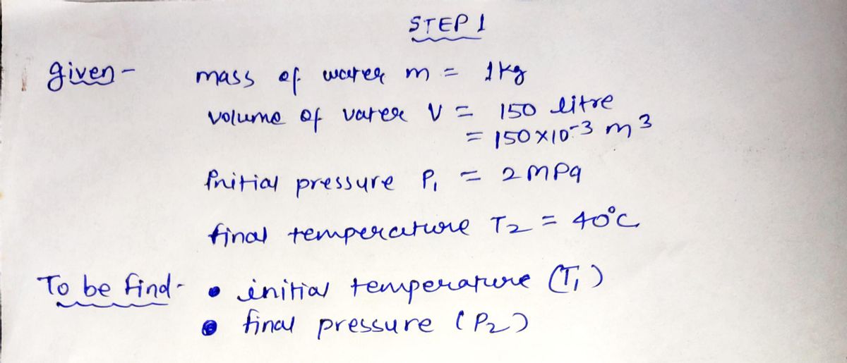 Mechanical Engineering homework question answer, step 1, image 1